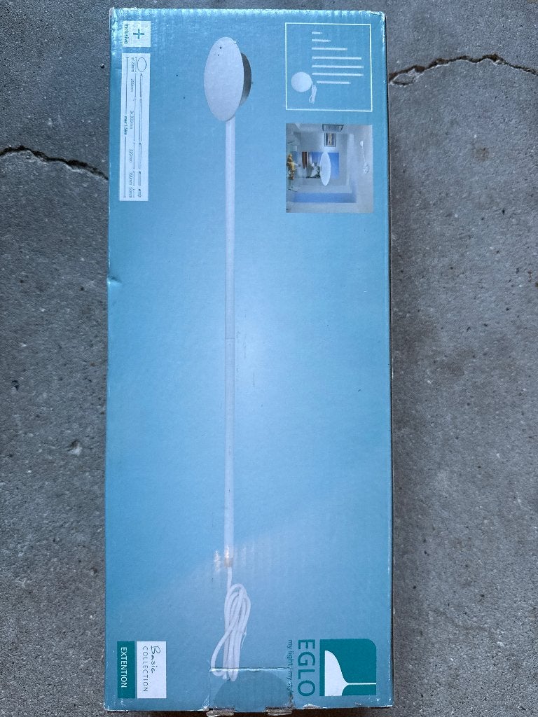 EGLO extention set - wit - verlengkabelgoot voor lampen, Ophalen of Verzenden, Zo goed als nieuw