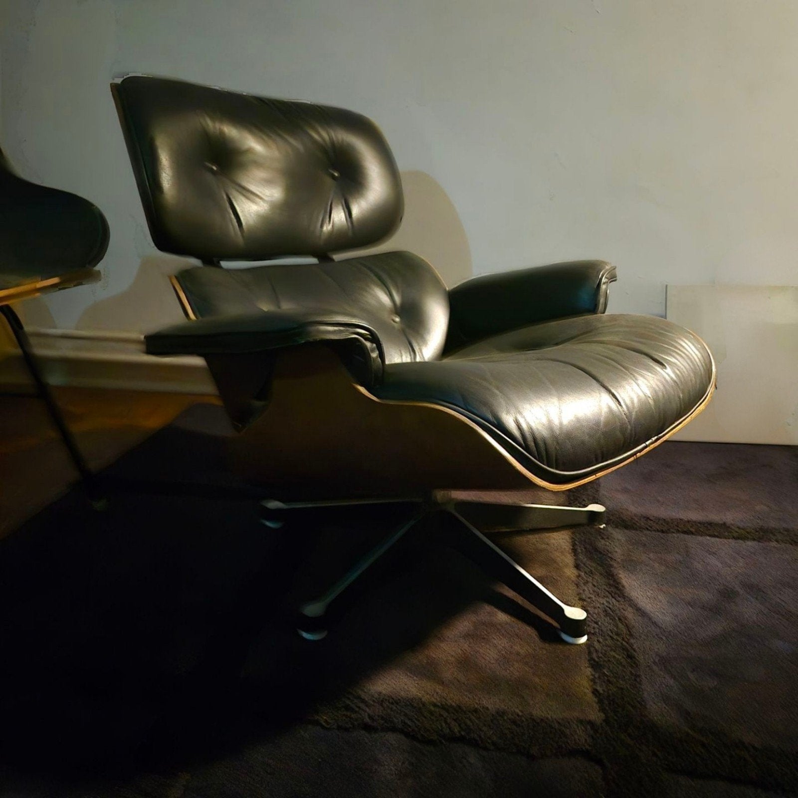 Herman Miller Eames 670 lounge, .., Gebruikt, Mid century modern, 75 tot 100 cm