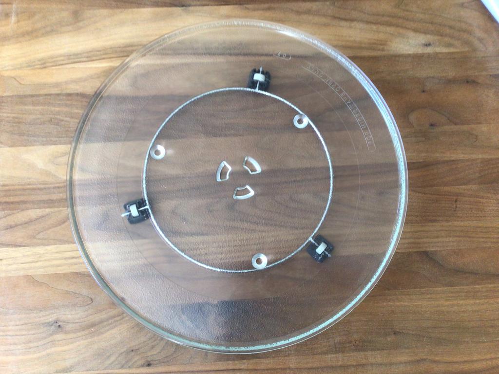Magnetronschaal 36 cm Atag, Ophalen of Verzenden, Zo goed als nieuw, Overige merken, Glas