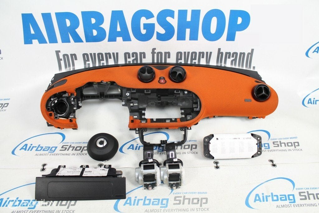 Airbag set - Dashboard oranje Smart Fortwo Forfour 453 (2014