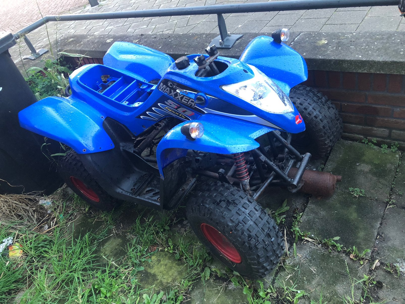 Kymco Maxxer 50 / 90 Quad Rollend Frame Met Kappen, Fietsen en Brommers, Ophalen, Gebruikt, 90 cc, Overige typen