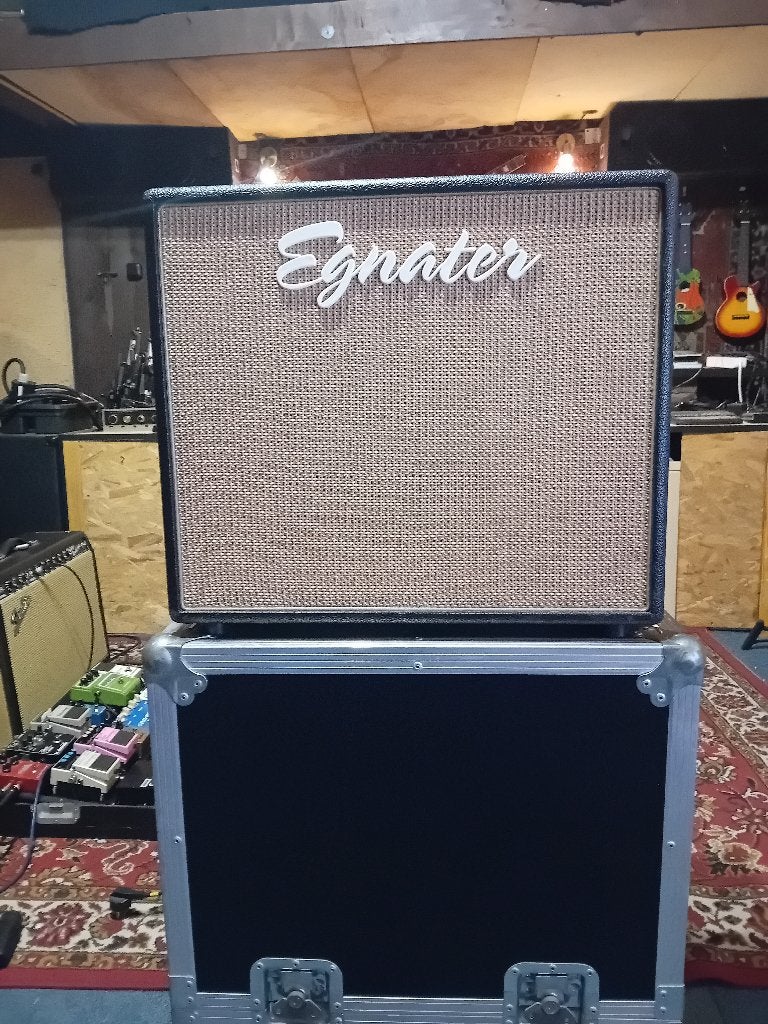 Egnator gitaarversterker incl. flightcase, Ophalen of Verzenden, Zo goed als nieuw, Gitaar, Minder dan 50 watt
