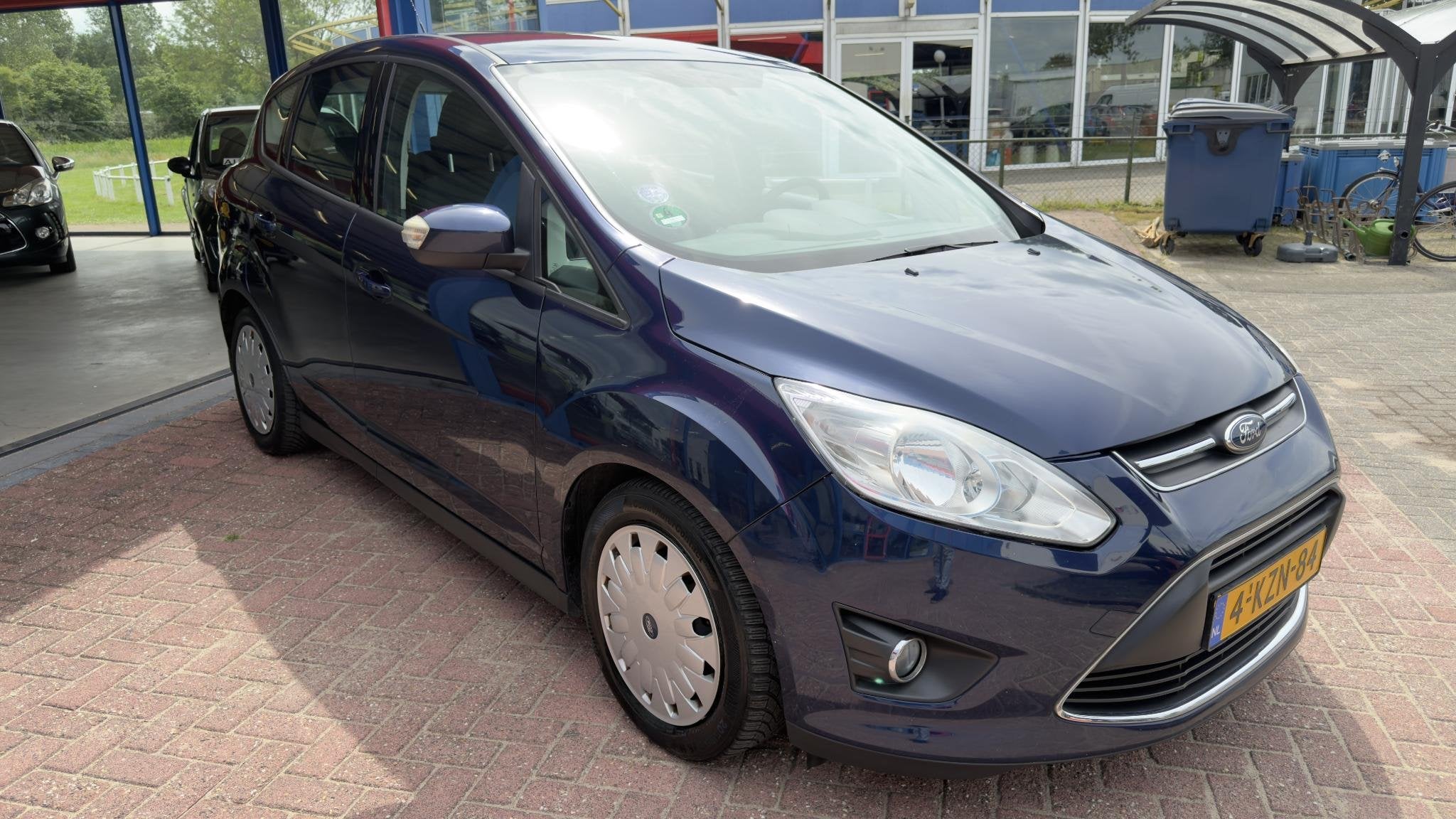 Ford C-Max 1.0 Trend CRUISE AIRCO TREKHAAK, Auto's, Voorwielaandrijving, Euro 5, Gebruikt, Blauw