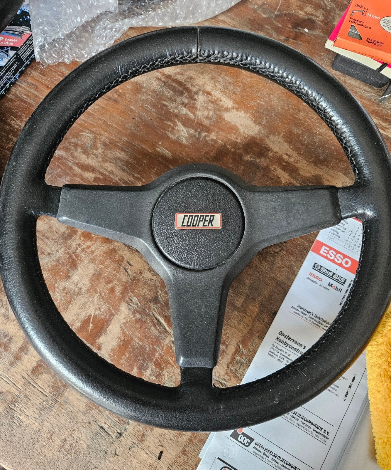 Cooper leder bekleed sportstuurwiel Nieuw, Ophalen of Verzenden, Nieuw, Triumph