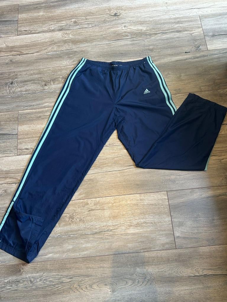 Vintage Adidas trainingsbroek, Maat 52/54 (L), Blauw, Ophalen of Verzenden, Adidas