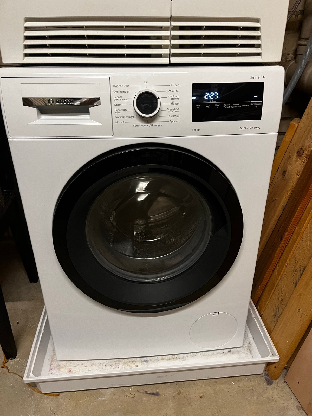 Bosch WAN28278NL Serie 4 Hygiëne Plus Wasmachine, Ophalen, 1200 tot 1600 toeren, Gebruikt, 8 tot 10 kg