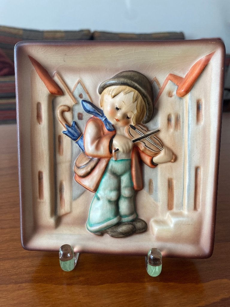 Goebel Hummel 93 "Kleine vioolspeler" (jaren 70) vintage, Ophalen of Verzenden, Zo goed als nieuw, Hummel