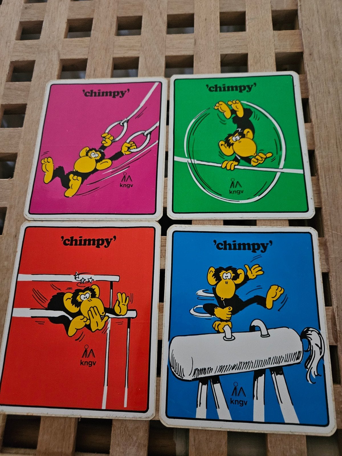 Chimpy Kngv stickers, Verzamelen, Ophalen of Verzenden