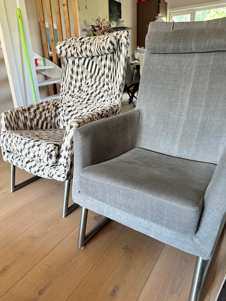 Montis Madonna design fauteuils van Gerard van den Berg, Huis en Inrichting, Ophalen, Gebruikt, Stof, 75 tot 100 cm
