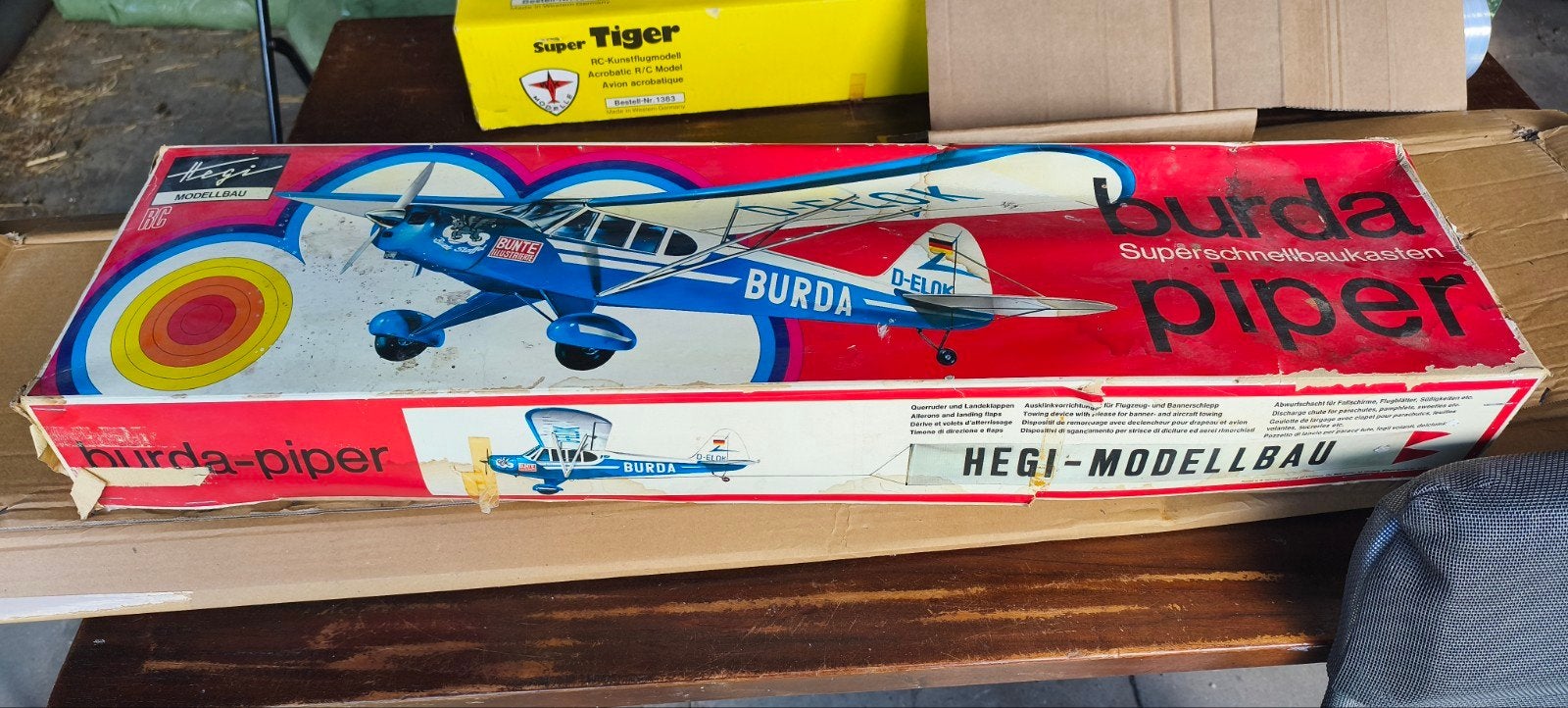 Hegi Modellbau Burda Piper Super Schnellbaukasten, Overige merken, Gebruikt, Ophalen of Verzenden, Groter dan 1:72