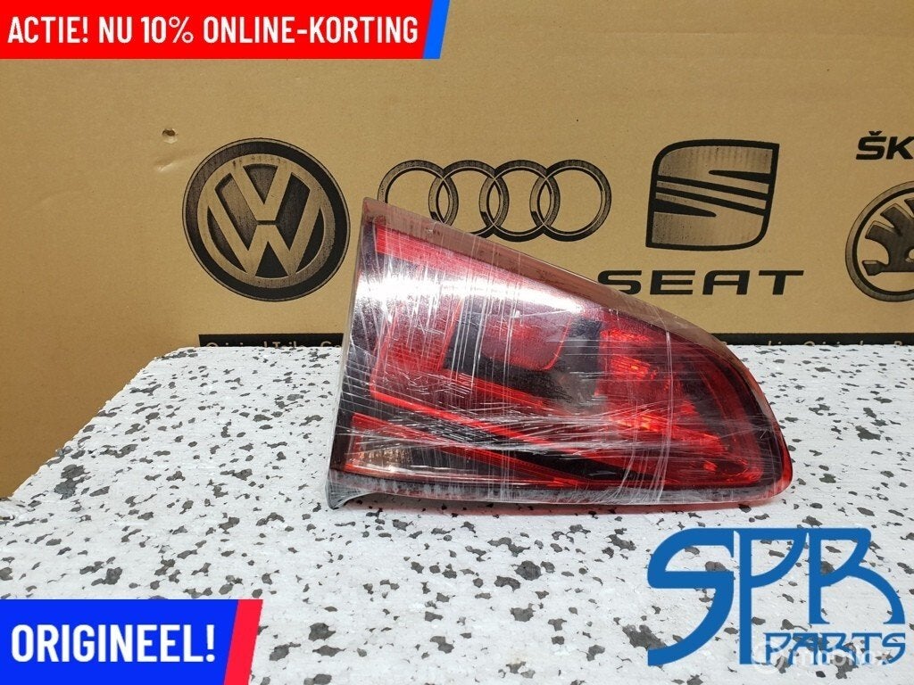 Achterlicht linksbinnen links binnen Golf 7 VII 5G0945093AF, Auto-onderdelen, Gebruikt, Volkswagen, Ophalen of Verzenden, Volkswagen