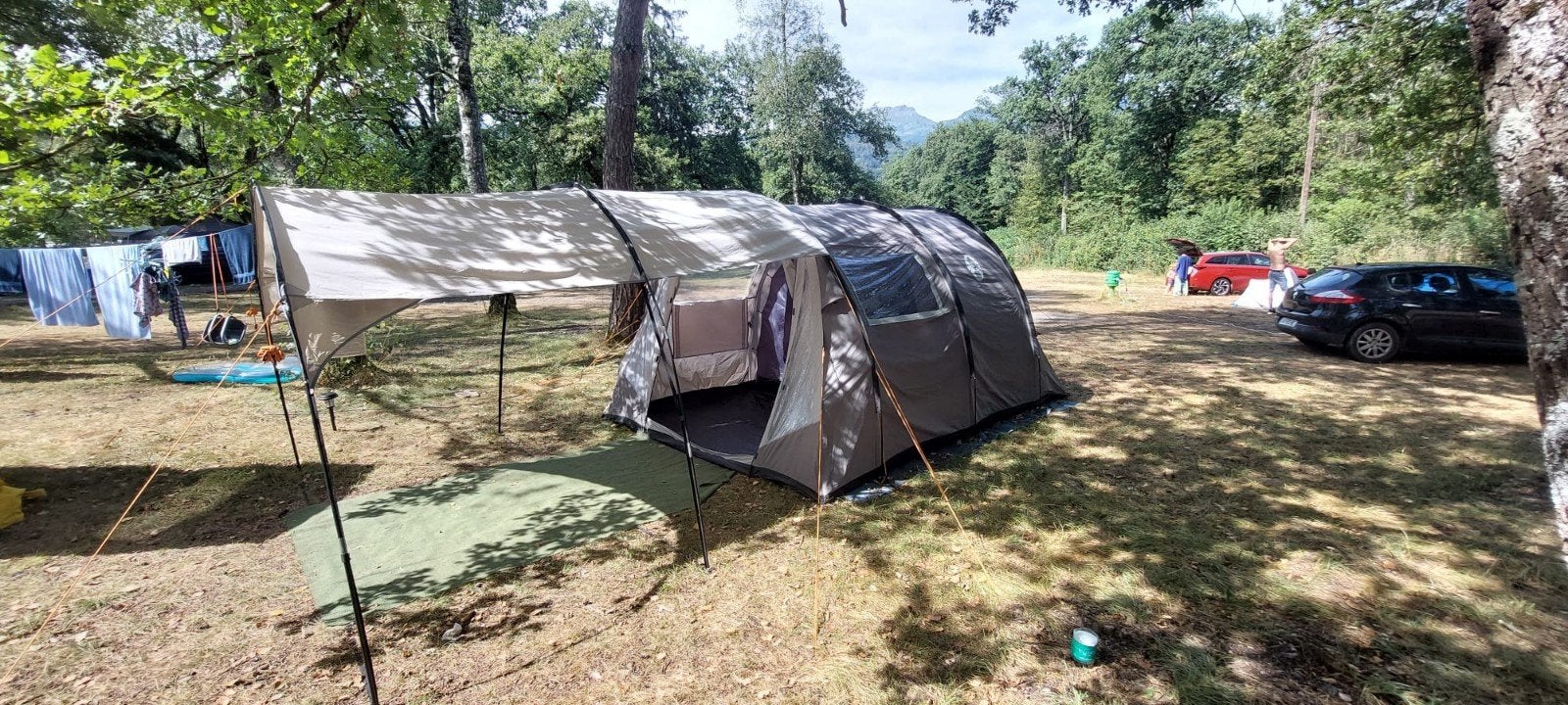 Coleman 4 persoons tent - Waterdicht, Caravans en Kamperen, Tenten, Ophalen, Gebruikt, Tot en met 4