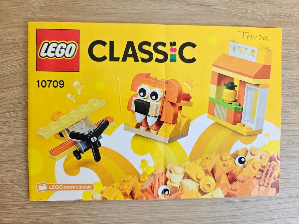 Lego classic geel 10709, Lego, Compleet, Ophalen of Verzenden, Zo goed als nieuw