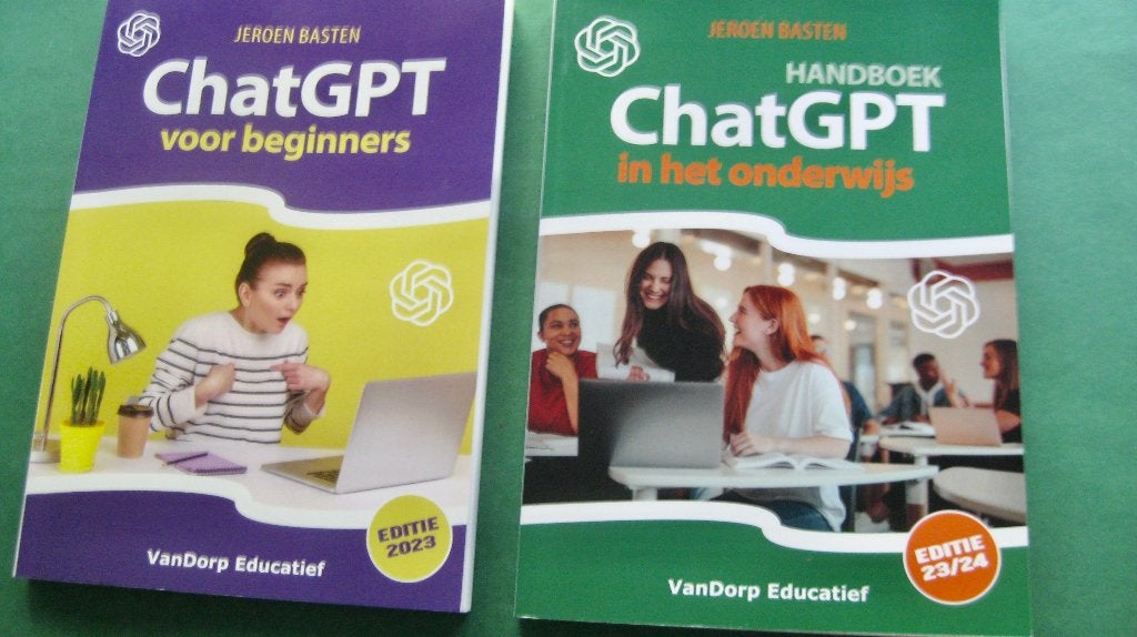 Jeroen Basten - 2 boeken ChatGPT, Ophalen of Verzenden, Beta, Nieuw, HBO