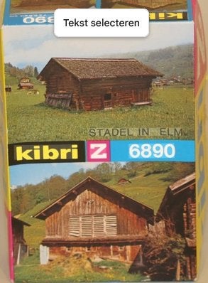 Kibri Z6890 Nieuw in verpakking, Overige merken, Gelijkstroom of Wisselstroom, Brug, Tunnel of Gebouw, Nieuw