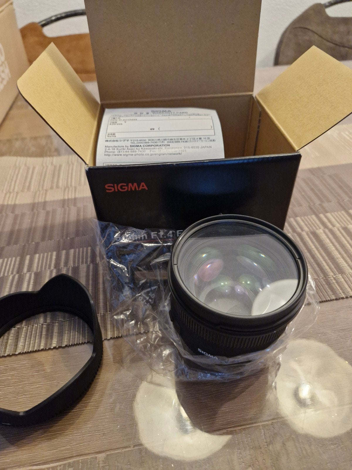 Sigma 50mm F1.4 EX DG lens voor Canon, Sigma, Ophalen of Verzenden, Zo goed als nieuw, Standaardlens