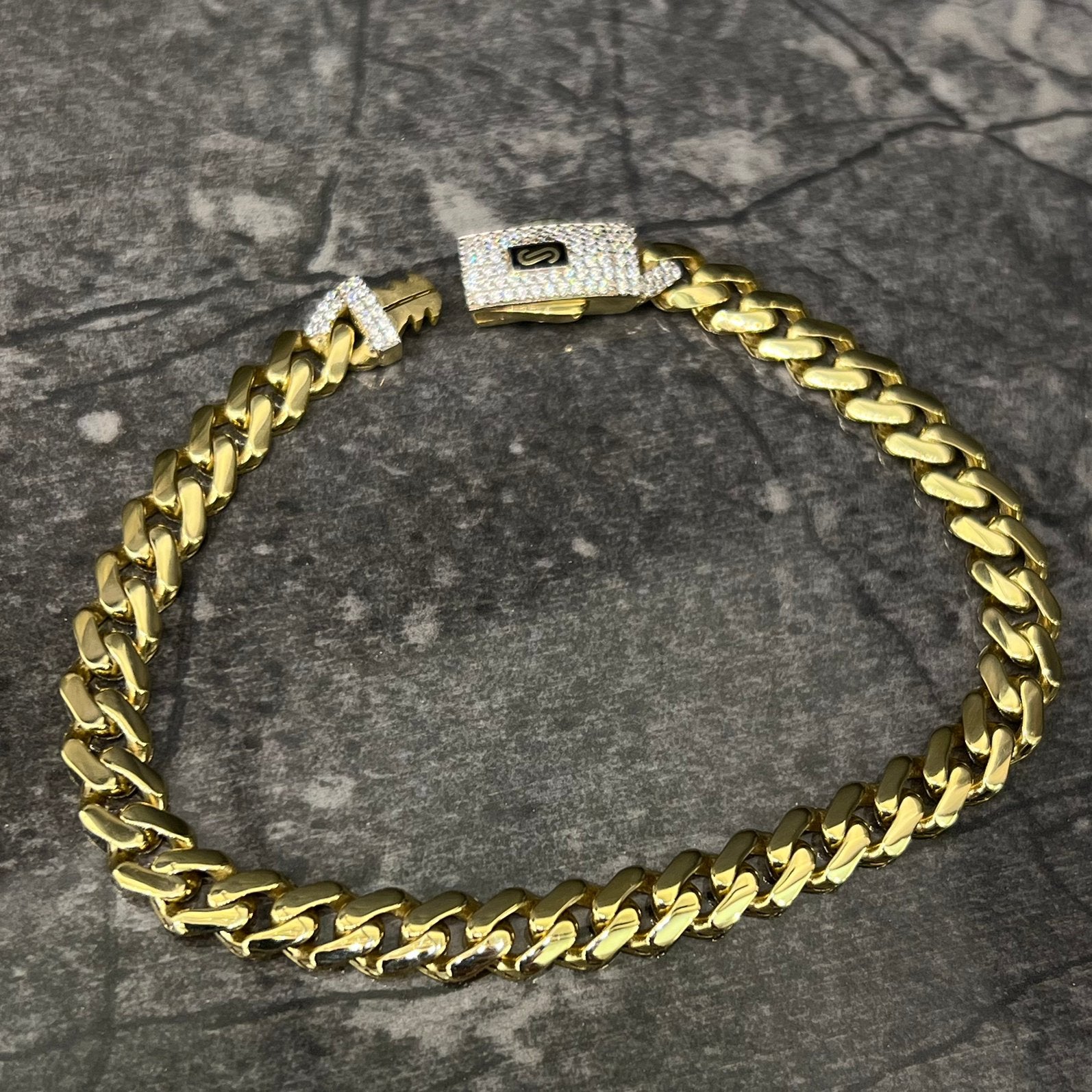 18k gouden armband prachtig cuban schakel, Ophalen of Verzenden, Nieuw, Goud