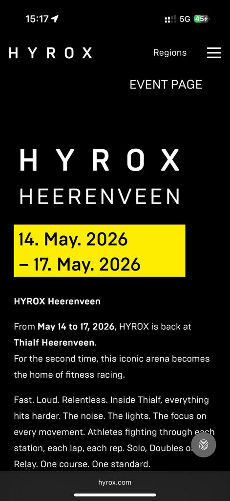 Twee kaartjes gemengd dubbel Hyrox Thialf Heerenveen., Twee personen, Mei