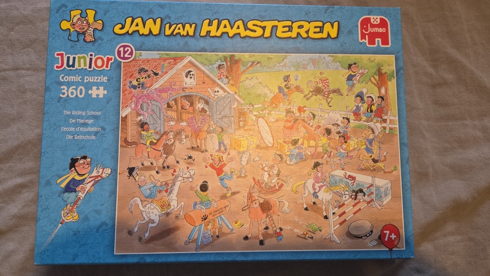 Jan van Haasteren Junior - De Manege 360 stukjes, Ophalen, Minder dan 10 stukjes, Gebruikt, 6 jaar of ouder
