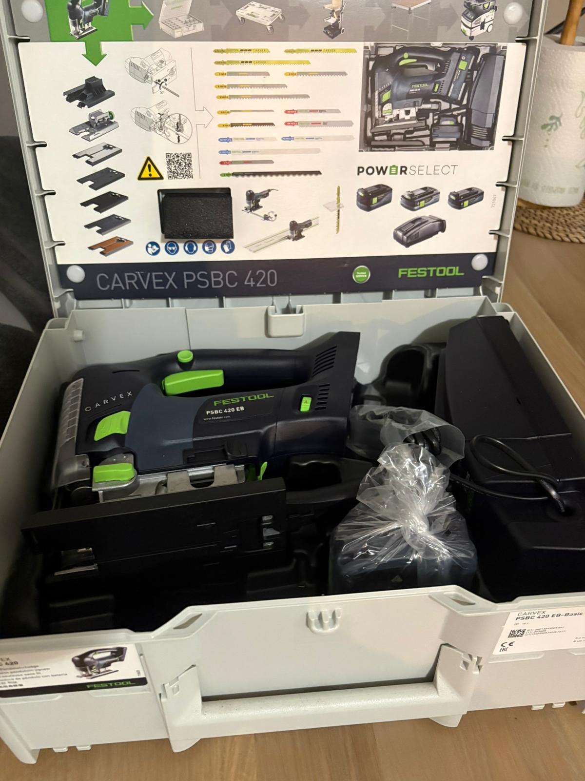 Festool CARVEX PSBC 420 EB-Plus, Decoupeerzaag, Ophalen of Verzenden, Zo goed als nieuw, 30 tot 70 mm