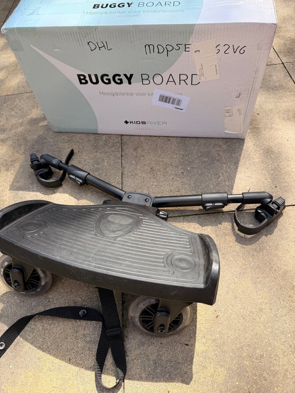 Universeel Buggy Board - Meerijdplankje Kidsriver, Kinderen en Baby's, Ophalen of Verzenden, Gebruikt, Kinderwagen, Overige merken