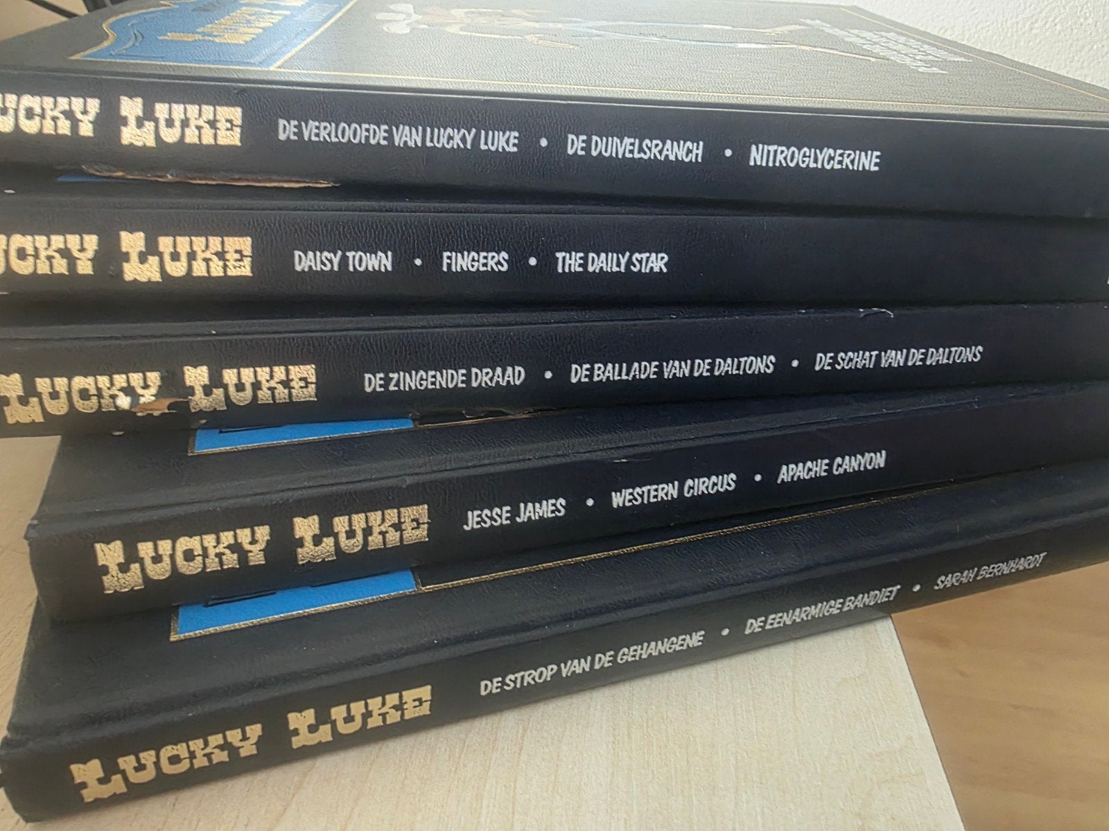 Lucky Luke Collectie - 5 hardcover stripboeken, Ophalen, Gelezen