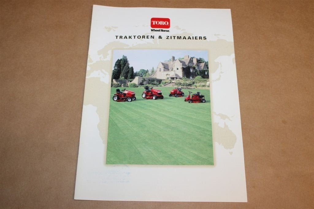 Brochure - Toro Wheel Horse Traktoren & Zitmaaiers - 1997, Ophalen of Verzenden, Zo goed als nieuw, Tractor en Landbouw