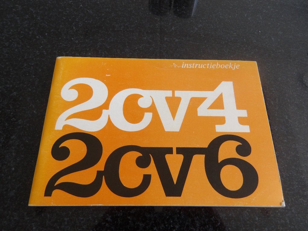 Citroën 2CV4 - 2CV6 - Instructieboekje - NL, Verzenden