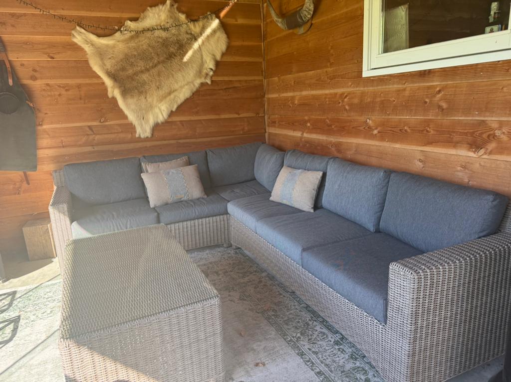 4 seasons (Taste) outdoor loungebank - tuinset, Ophalen of Verzenden, Zo goed als nieuw, Wicker, Bank