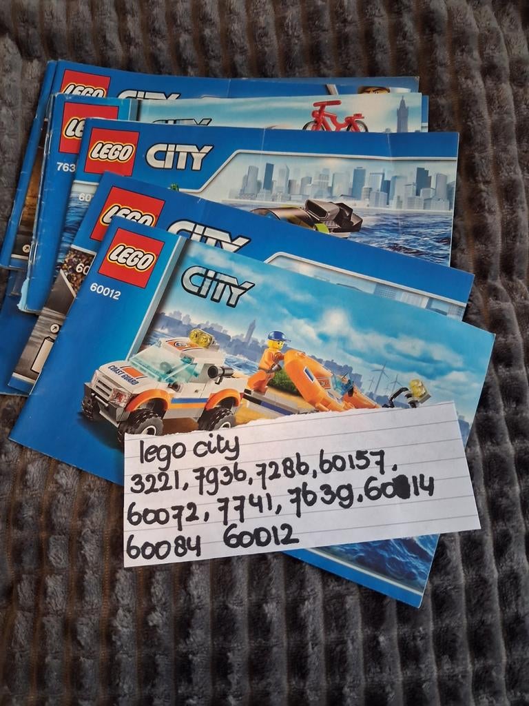 Lego city boekjes nr s zie foto, Ophalen of Verzenden, Gebruikt