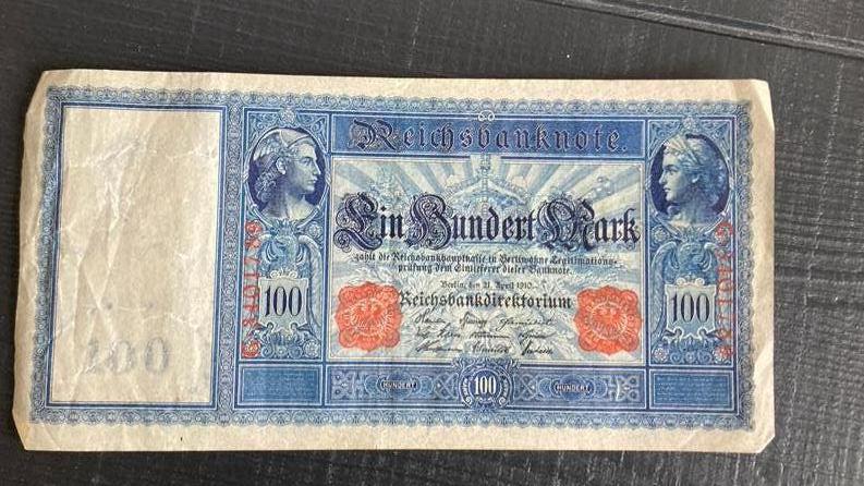 Duitse Reichsbanknote 100 Mark 1910, Ophalen of Verzenden, Duitsland, Los biljet