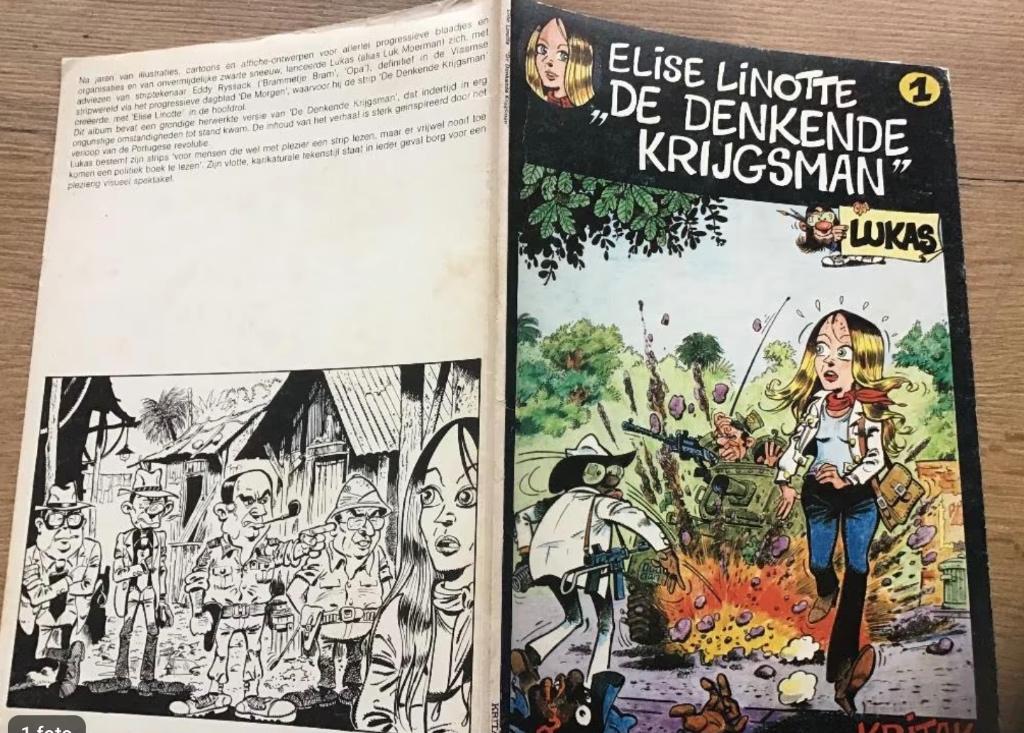 Elise Linotte nr.1 door Lukas Moerman, Eén stripboek, Ophalen of Verzenden, Gelezen