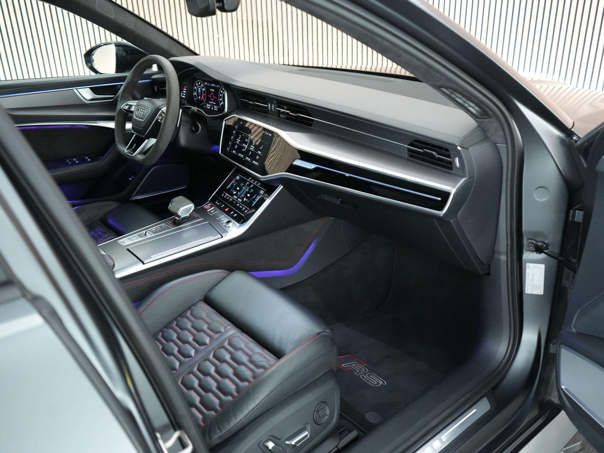 Audi RS6 Avant 600pk TFSI quattro |Urban bodykit|Eventuri in, Auto's, Automaat, Gebruikt, Lichtsensor, 600 pk