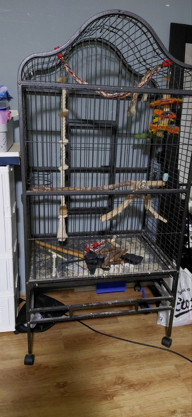 0, Ophalen, Zo goed als nieuw, Metaal, Vogelkooi