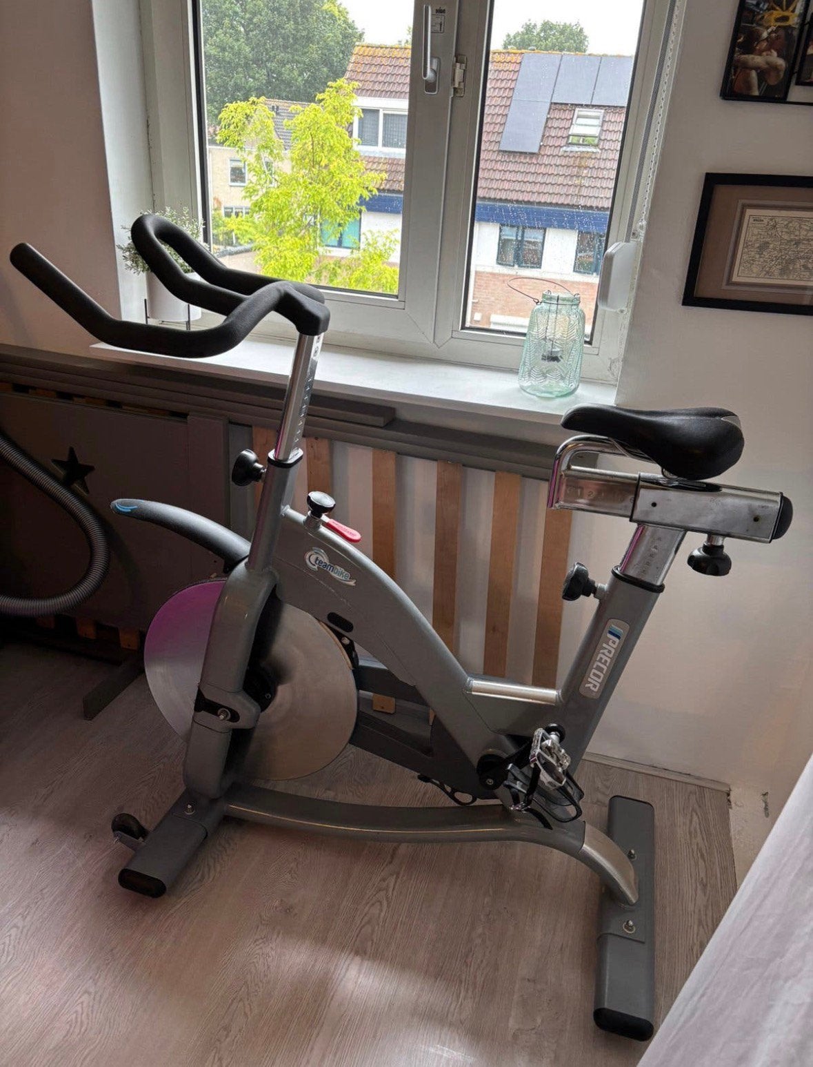 Spinningfiets, Ophalen, Gebruikt, Spinningfiets, Aluminium