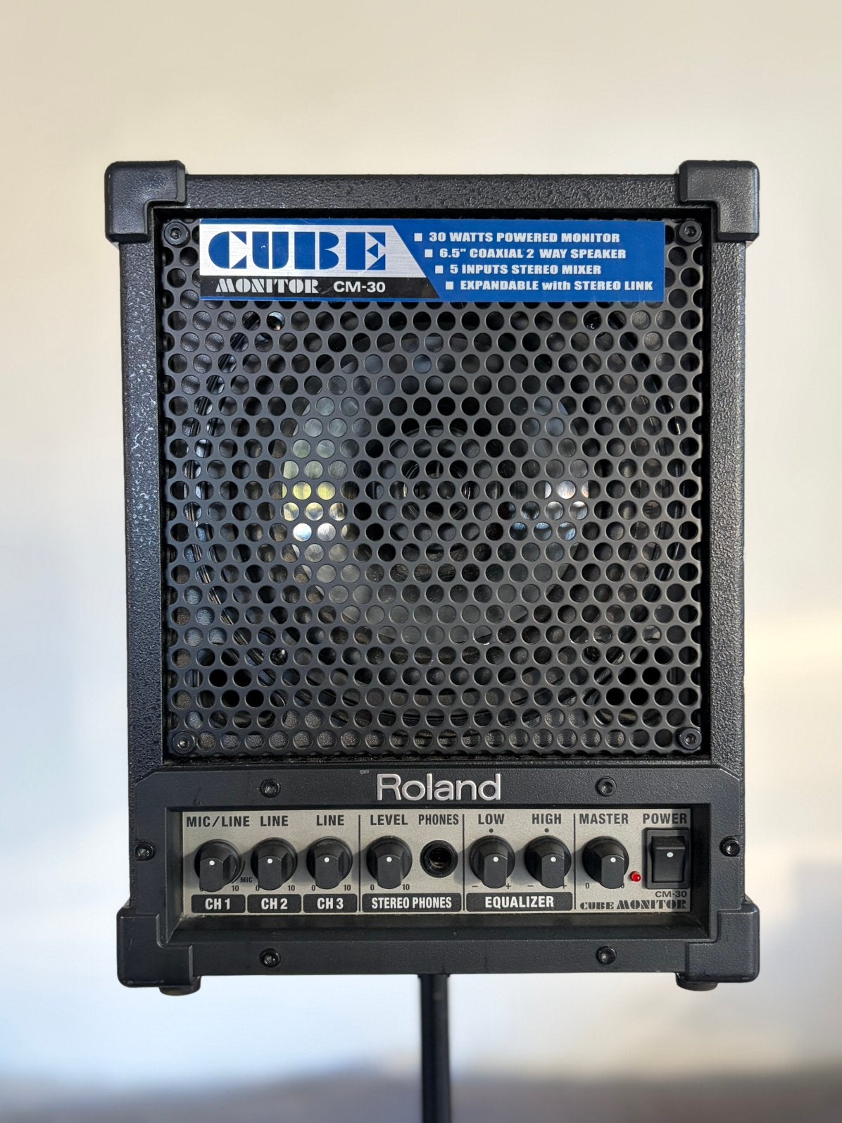 Roland Cube CM30, Muziek en Instrumenten, Ophalen of Verzenden, Zo goed als nieuw, Minder dan 500 watt