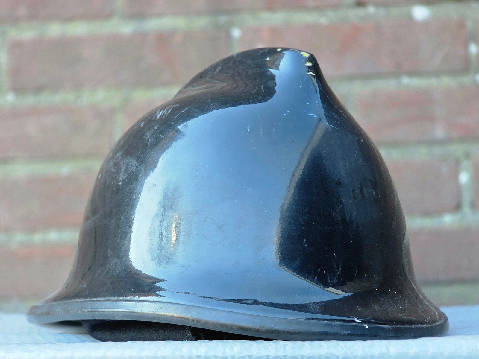 brandweerhelm brandweer Nederland Cromwell, Ophalen of Verzenden, Landmacht, Nederland, Embleem of Badge