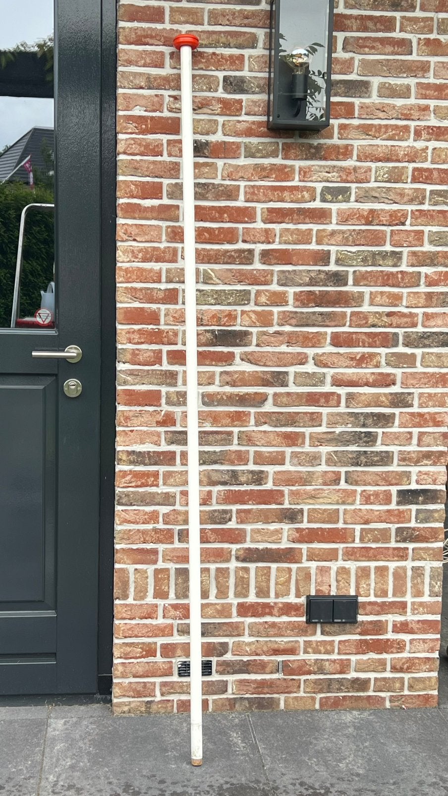Vlaggenstok, om aan je huis op te hangen., Diversen, Vlaggen en Wimpels, Ophalen of Verzenden, Gebruikt