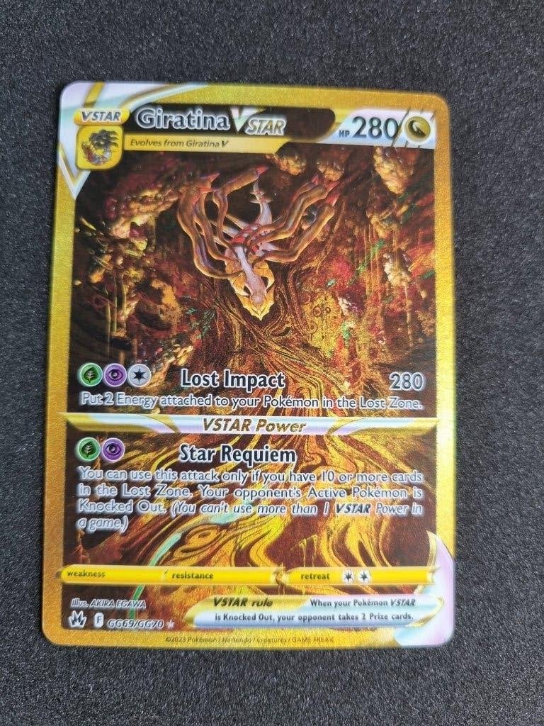 Giratina VSTAR Alt art - Crown Zenith, Hobby en Vrije tijd, Verzamelkaartspellen | Pokémon, Ophalen of Verzenden, Zo goed als nieuw