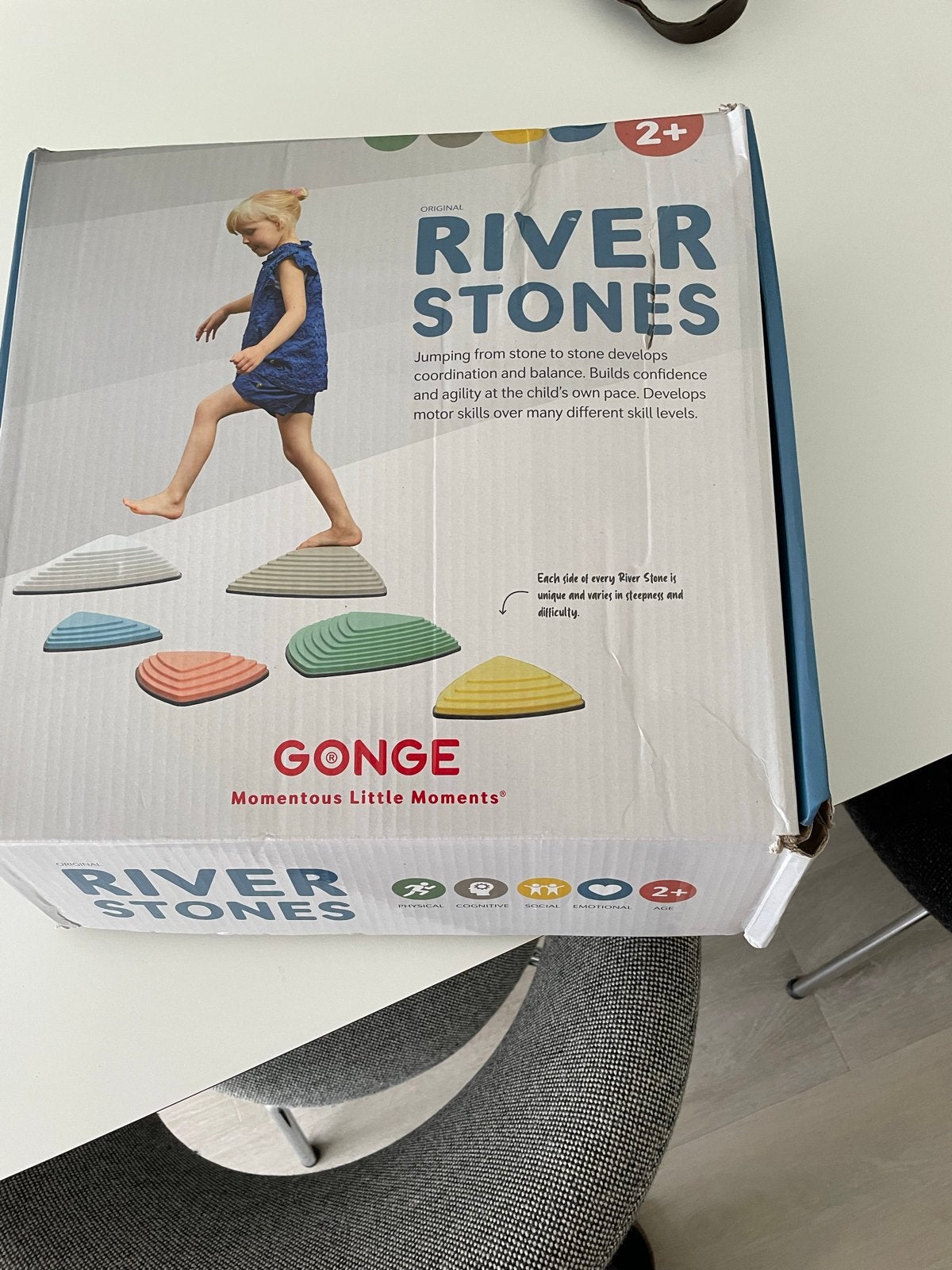 Gonge River Stones - Balans en Coördinatie Speelset, Ophalen of Verzenden, Zo goed als nieuw