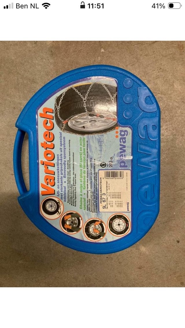 Nieuwe variotech sneeuwkettingen, Auto diversen, Sneeuwkettingen, Ophalen of Verzenden, Nieuw