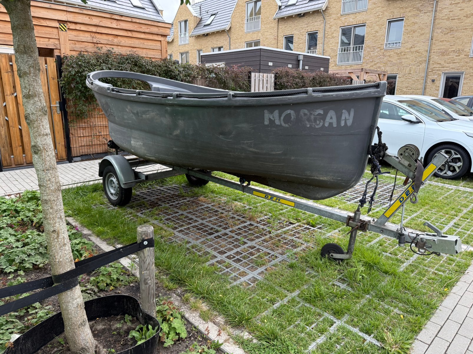 Robuuste Whaly visboot/sloep zonder trailer, Watersport en Boten, Ophalen, Gebruikt, Polyester