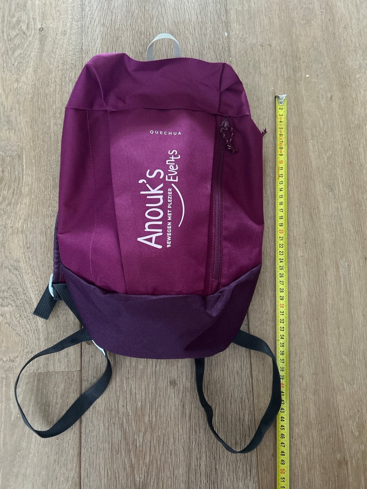 Quechua rugzak paars / rugzakje, 25 tot 40 cm, Nieuw, 30 tot 45 cm, Ophalen