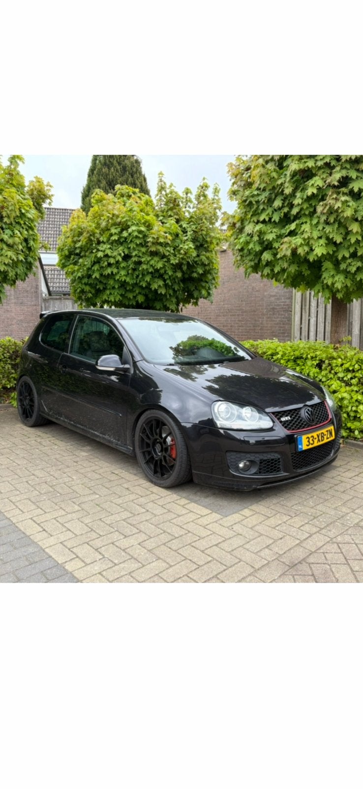 Volkswagen Golf 2.0 GTI 147KW 3D 2007 Zwart, Auto's, Volkswagen, 4 cilinders, Zwart, Origineel Nederlands, Handgeschakeld