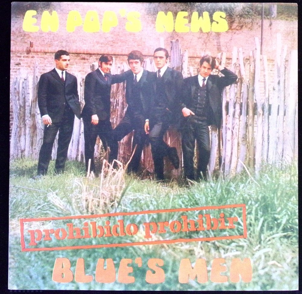 BLUE'S MEN Prohibido Prohibir 10" LP garage rock Argentina, Cd's en Dvd's, LP, 10 inch, Ophalen of Verzenden, Zo goed als nieuw