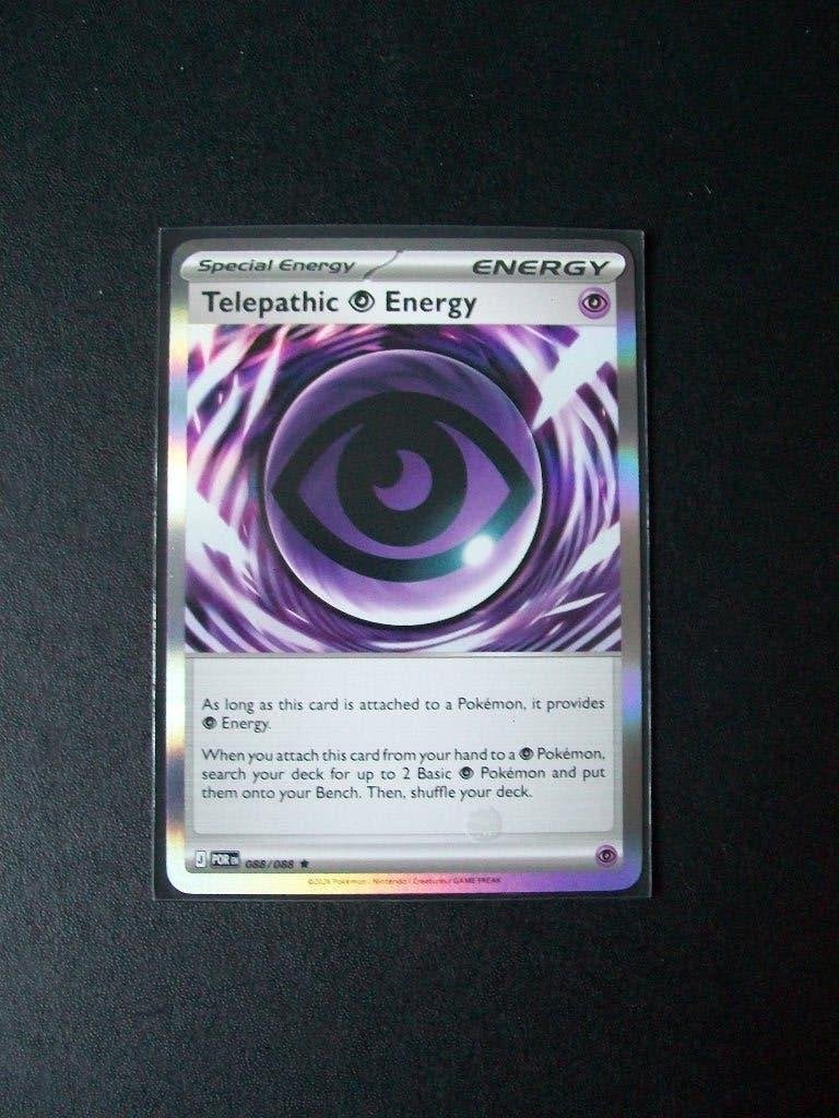 4512 Nieuwe Pokemon Kaart Holo Rare TELEPATHIC ENERGY 88/088, Verzenden, Nieuw, Losse kaart, Foil