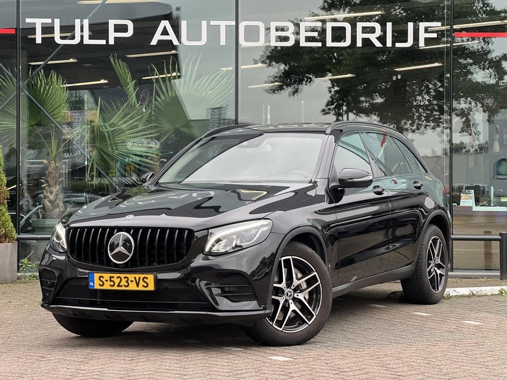 Mercedes GLC-klasse 250 4MATIC Business Solution AMG Topstaa, Auto's, Gebruikt, 4 cilinders, Zwart, Vierwielaandrijving