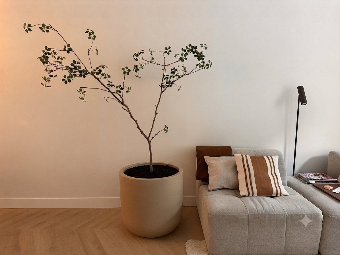 Kunst plant boom japandi groot, Ophalen, Zo goed als nieuw