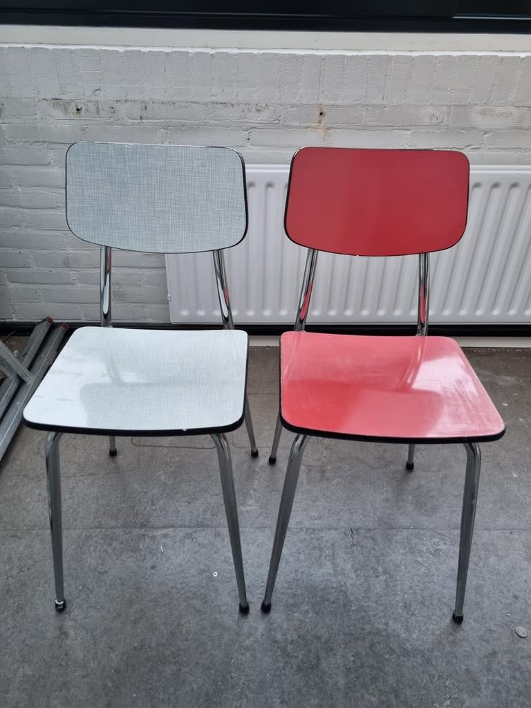 Vintage stoeltjes, Ophalen, Gebruikt, Twee