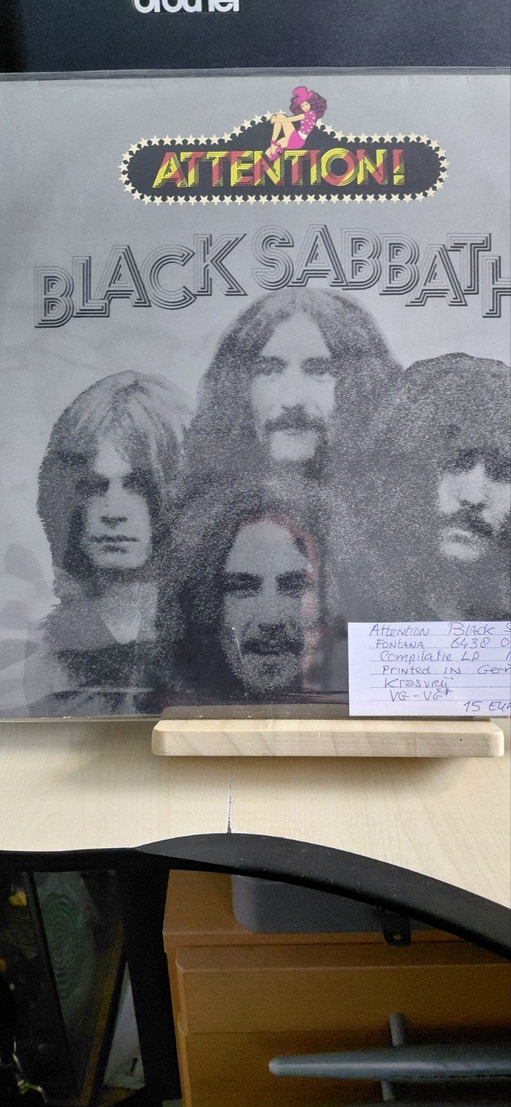 ELPEE BLACK SABBATH , ATTENTION, Ophalen of Verzenden